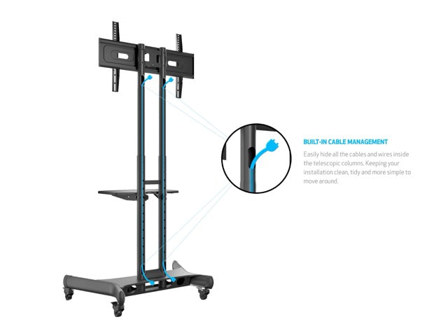 M Public Floorstand Basic 150 incl shelf & camera holder