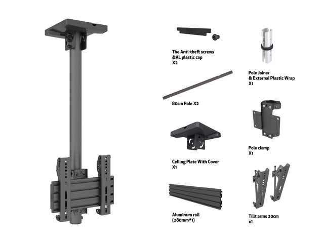 M Menu Board Mount Pro MBC1X1U VESA 200