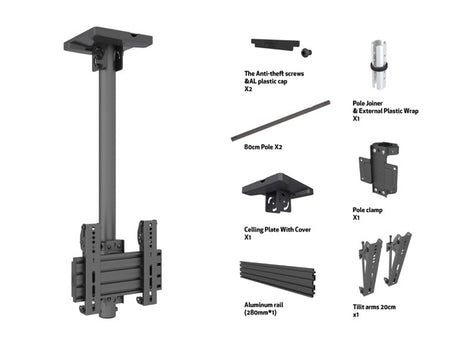 M Menu Board Mount Pro MBC1X1U VESA 200