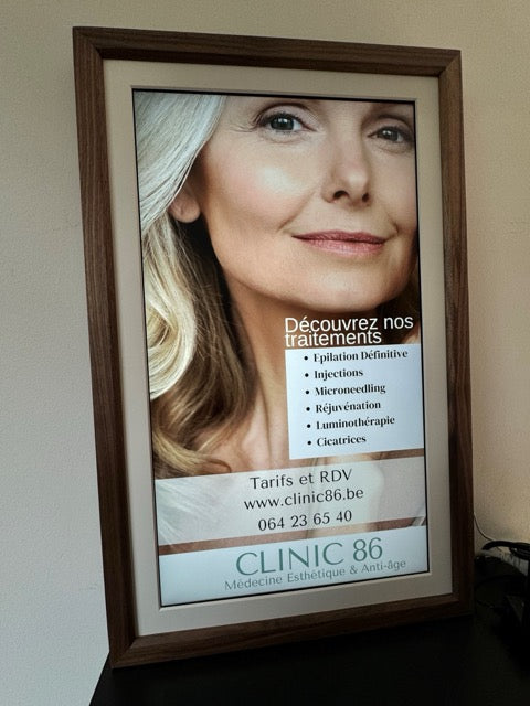 Textura Pro 27" Textura Digital Canvas Walnut Frame