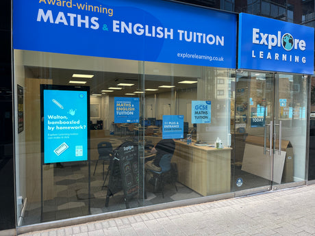 Explore Learning Ultra High Brightness Freestanding Double-Sided Display Walton