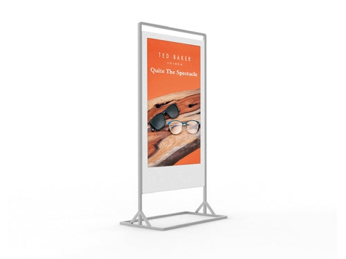Freestanding Super Slim Double Sided Digital Poster Retail