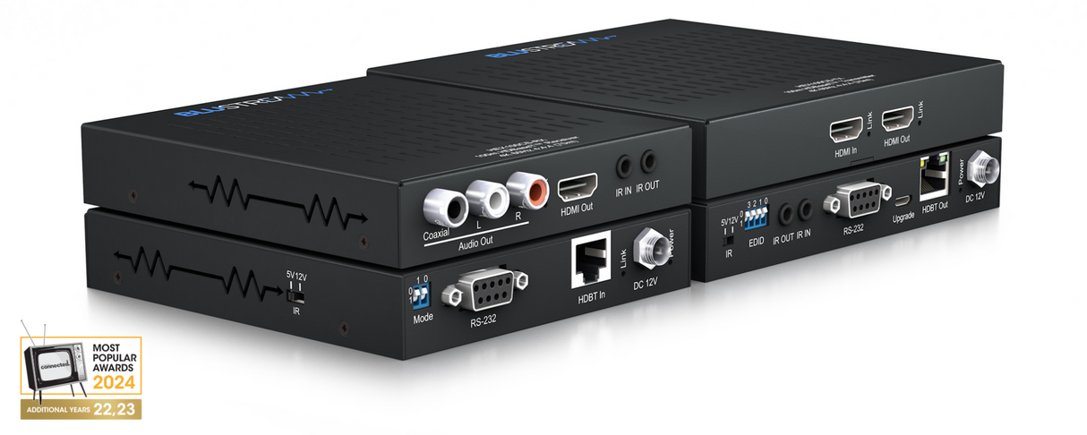 Blustream HEX100CSKIT HDBaseT™ CSC Extender Set -100m