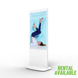 Freestanding Digital Poster White Model