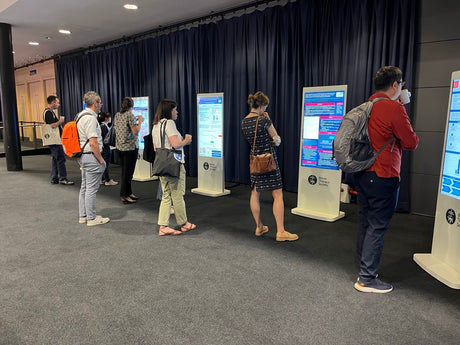 L50HD9 White Touch Screen at British Thoracic Event