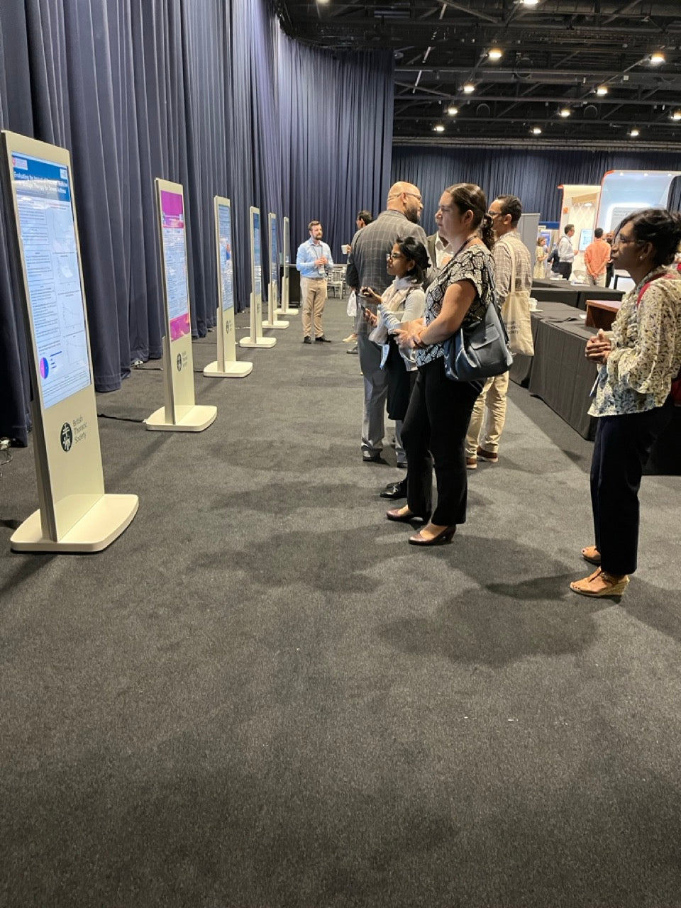 L50HD9 White Touch Screen at British Thoracic Event