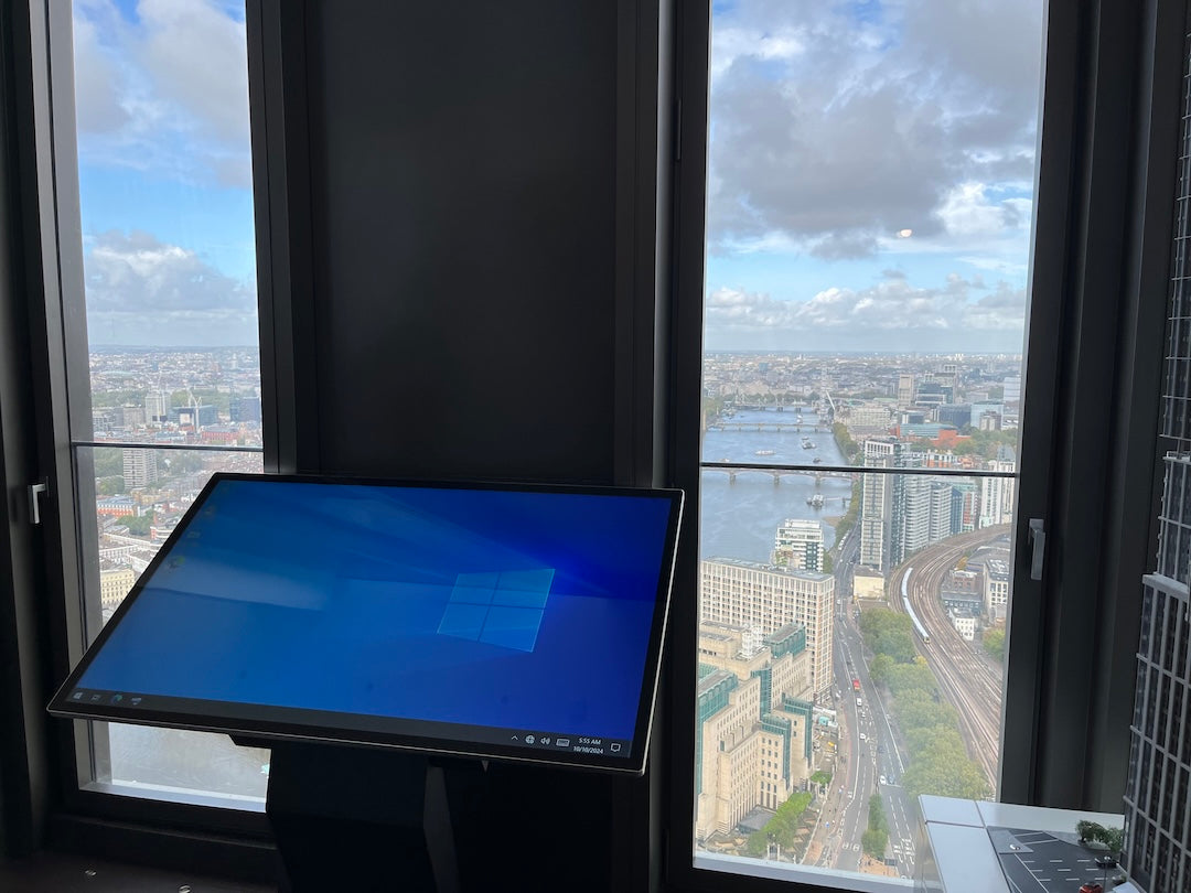 Windows 10 55" Touch Screen Kiosk Installed in a London Penthouse Showroom