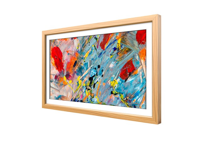 27" Textura Digital Canvas Pine Frame