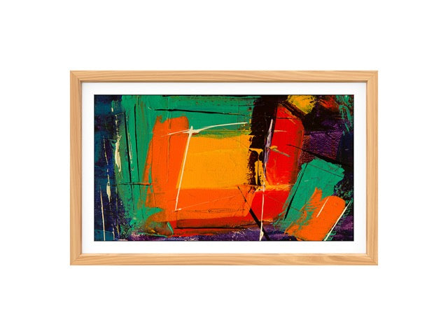 27" Textura Digital Canvas Pine Frame