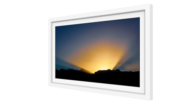 27" Textura Digital Canvas White Frame