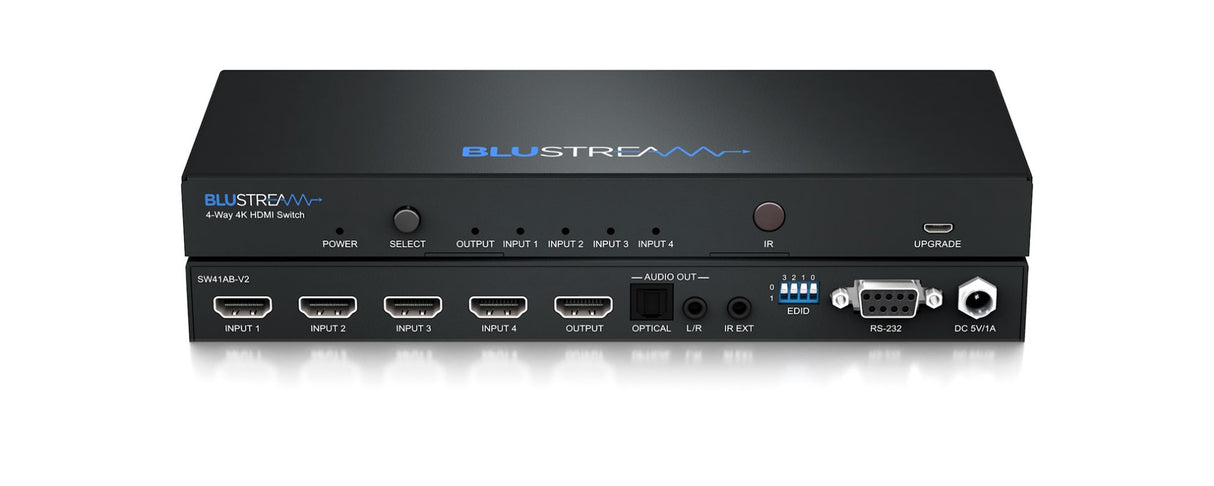 SW41AB-V2 4-Way 4K HDMI Switch