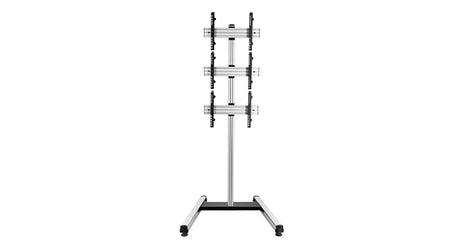 Extendable 1x3 Video Wall Floor Stand