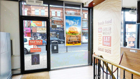 55” Ultra High Brightness Hanging Double-Sided Display