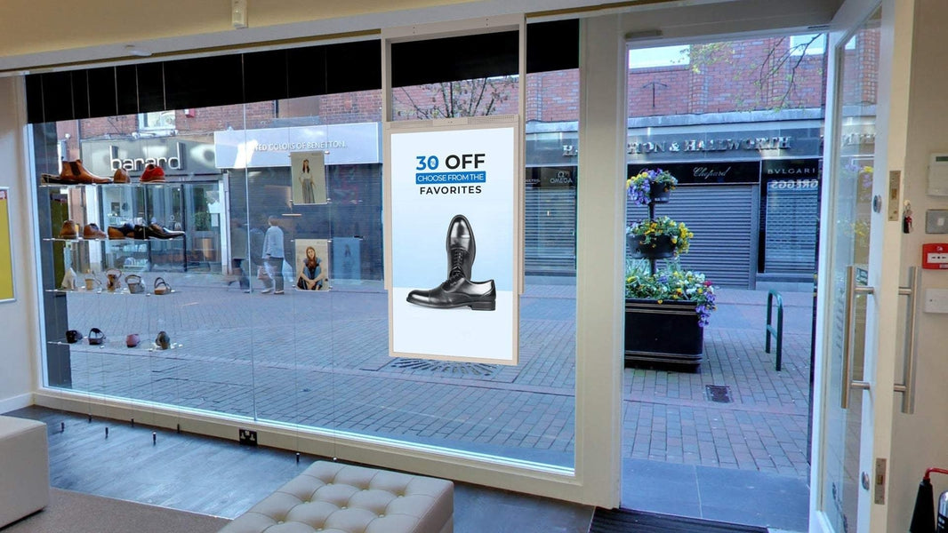55” Ultra High Brightness Hanging Double-Sided Display