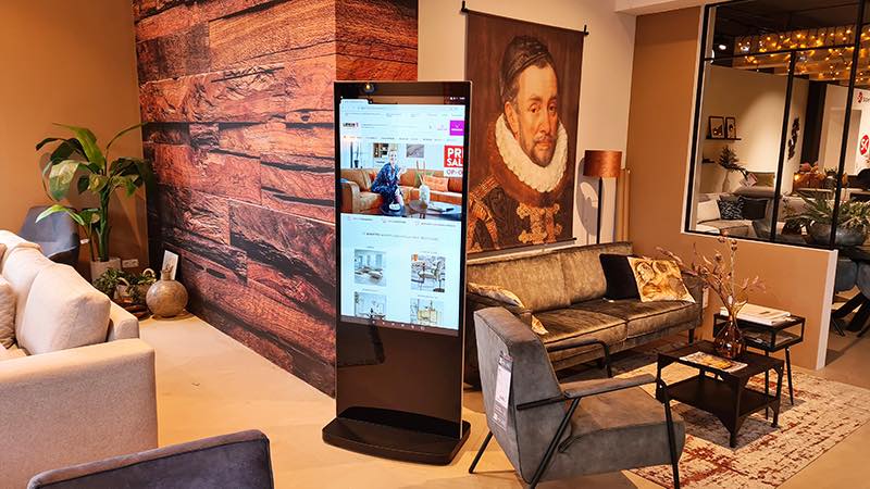 Freestanding Digital Poster