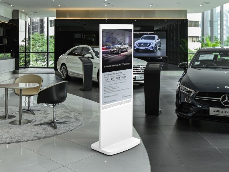 Freestanding Digital Poster