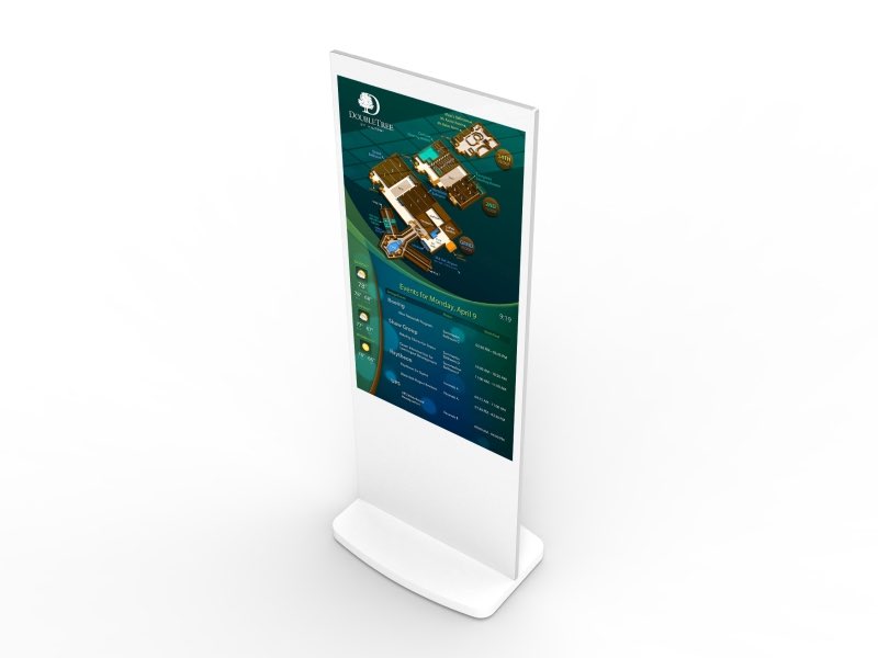 Freestanding PCAP Touch Screen Poster