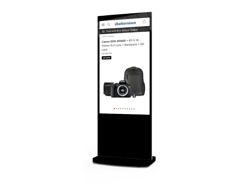 Freestanding PCAP Touch Screen Poster