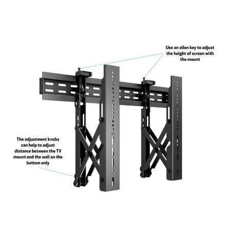 Multibrackets M Public Video Wall Mount Push