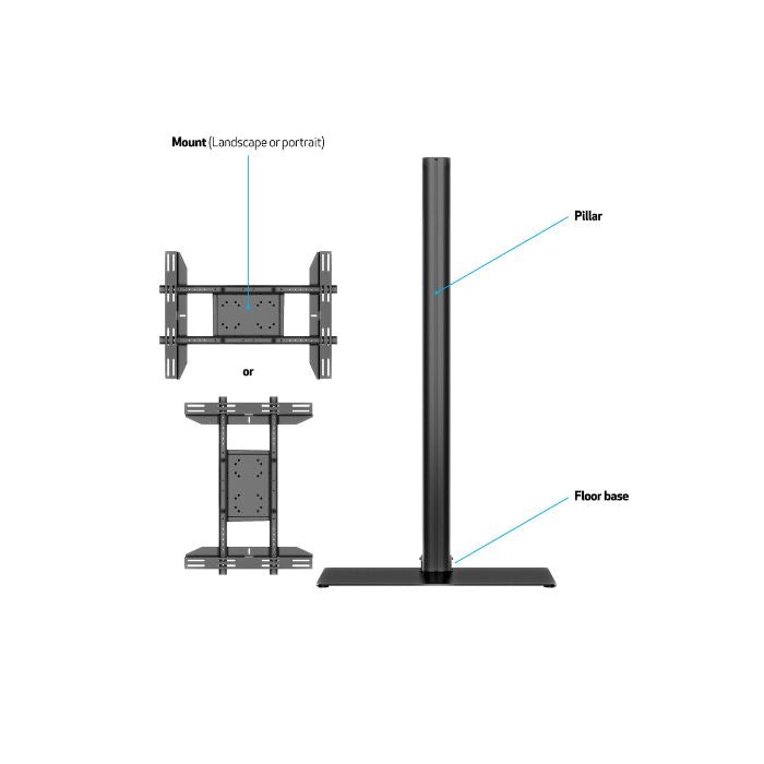 M Display Stand 180 Single - Stand
