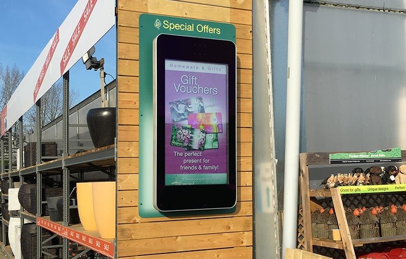 Outdoor Advertising Display Screen Garden Centre