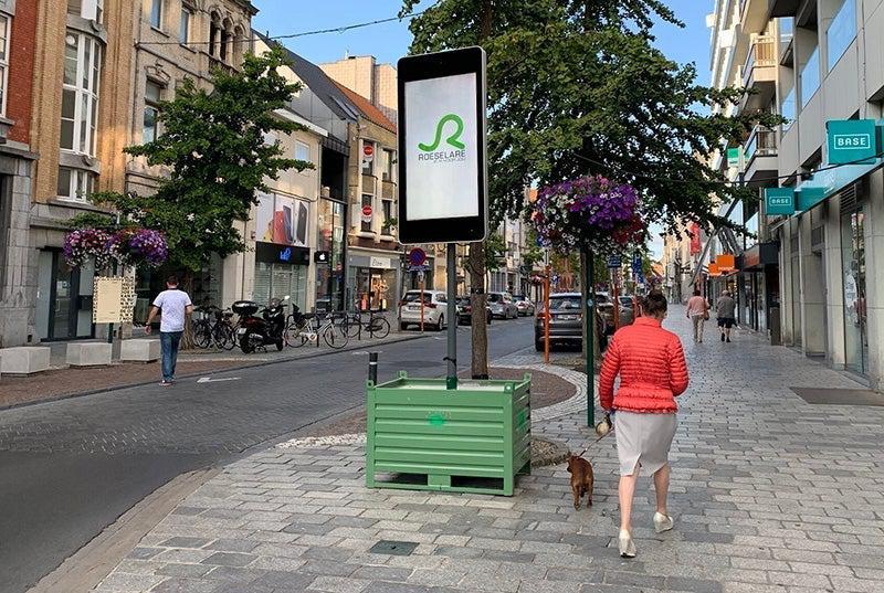 Outdoor Advertising Display Screen High Street