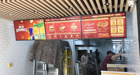 Telescopic Ceiling Mount for 17" - 42" Digital Signage Screens