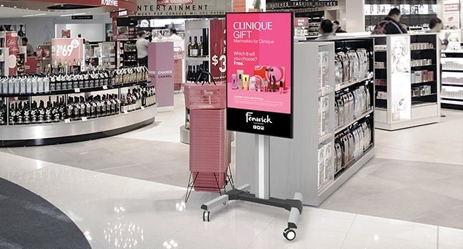 Tilting Floor Trolley Retail