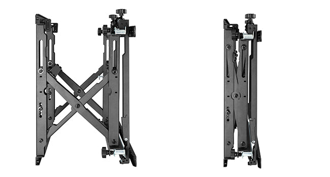 AS1346T Pop-out video wall mount side view