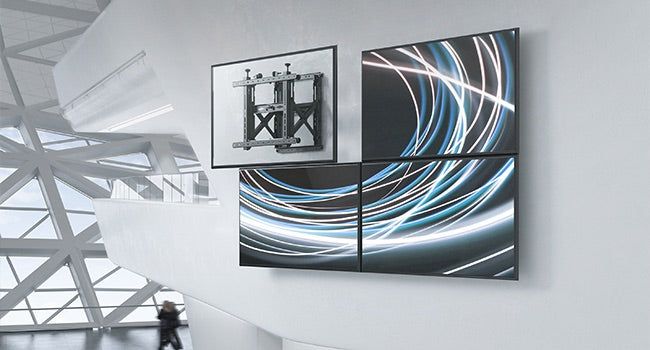 AS1346T Pop-out video wall mount 2x2 landscape video wall