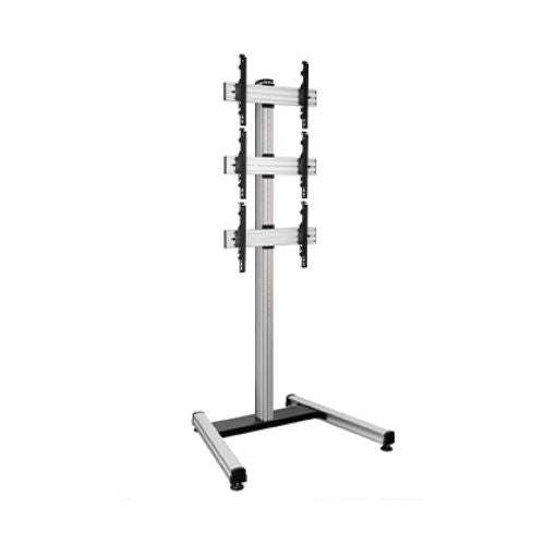 Extendable 1x3 Video Wall Floor Stand
