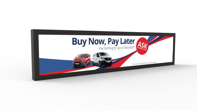 28" Ultra Wide Stretched Bar Display