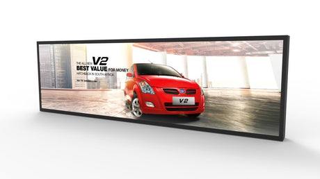 Ultra-Wide Stretched Bar Display