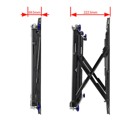 Btech Slimline Soft-Open Full Service Videowall Mount with Micro-Adjustment (VESA 600 x 400)