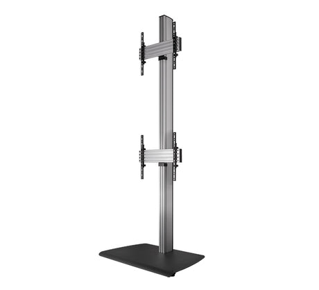 B-Tech BTF842 2.4m High Dual TV Stand for Screens up to 65 inches