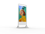 Superslim Freestanding Screen on white background