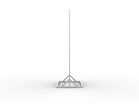 Superslim Freestanding Screen on white background side view