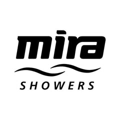 Mira Showers logo with black text on a white background