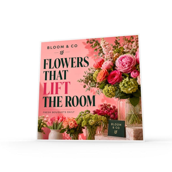 33" Square Professional Advertising Display
