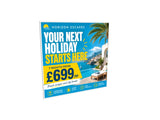 33" Square Professional Advertising Display