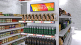 Ultra-Wide Stretched Bar Display
