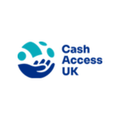 Cash Access UK logo with a blue circle and wave design.