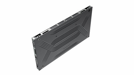 Slim 31mm P1.2 COB DV-LED cabinet — indoor video wall panel shown at an angle