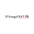 stage text logo
