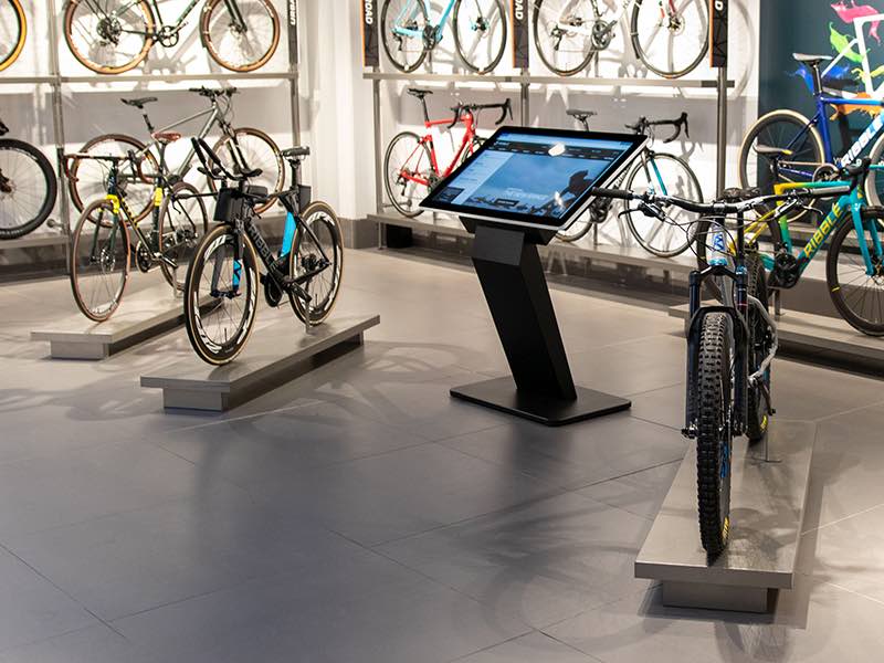 Touch Screen Kiosks is bike shop